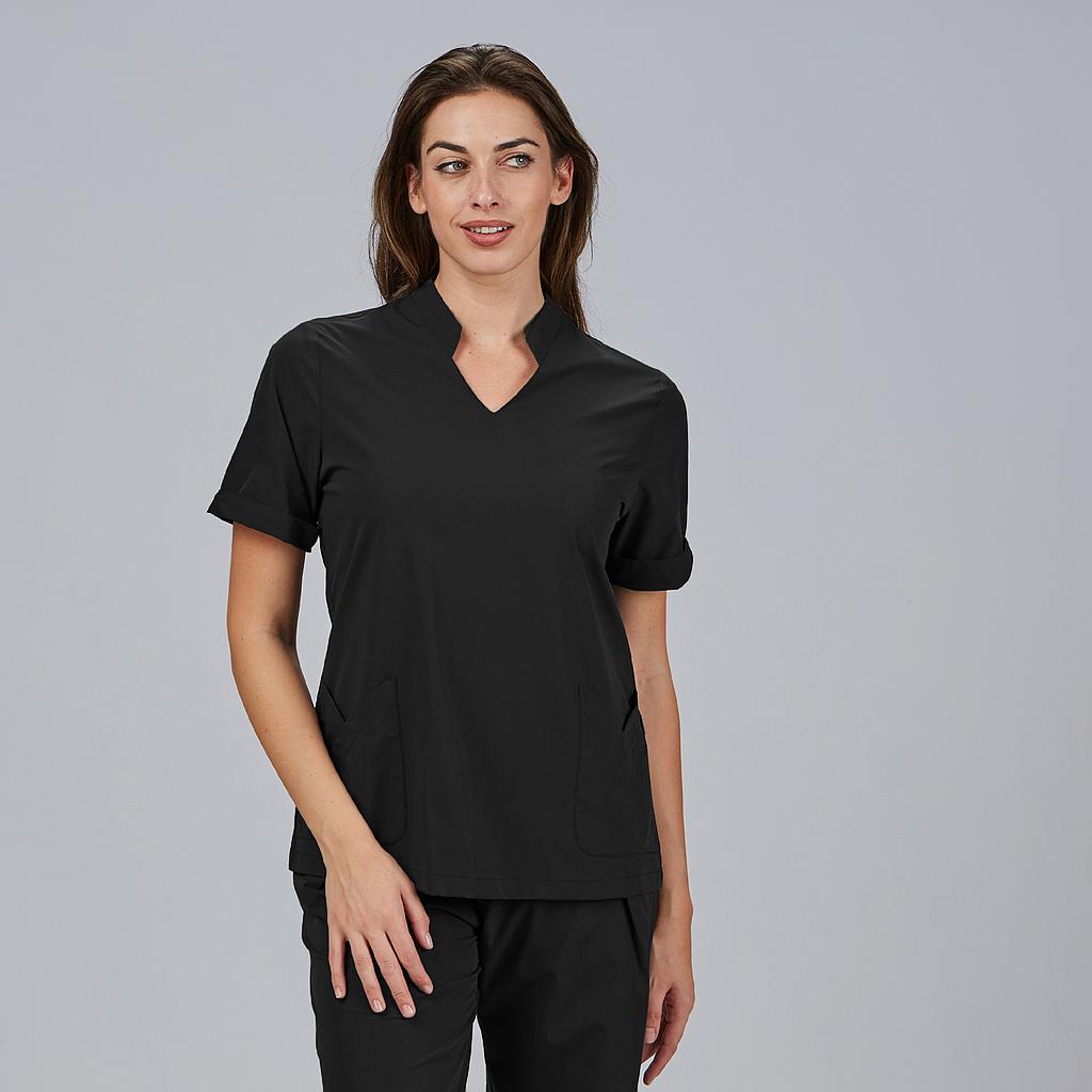 BLUSA MUJER CERRADA BOLSILLOS M/C MAY - Gary's