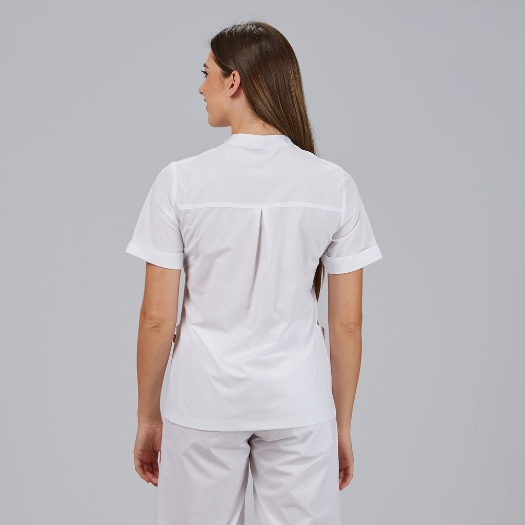 BLUSA MUJER CERRADA BOLSILLOS M/C MAY - Gary's