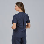 BLUSA MUJER CERRADA BOLSILLOS M/C MAY - Gary's