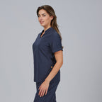 BLUSA MUJER CERRADA BOLSILLOS M/C MAY - Gary's