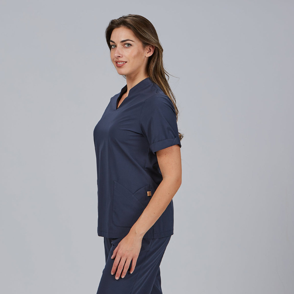 BLUSA MUJER CERRADA BOLSILLOS M/C MAY - Gary's