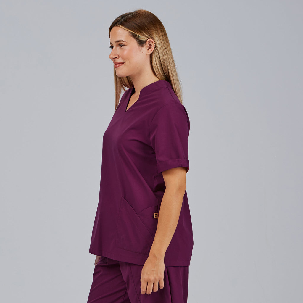 BLUSA MUJER CERRADA BOLSILLOS M/C MAY - Gary's
