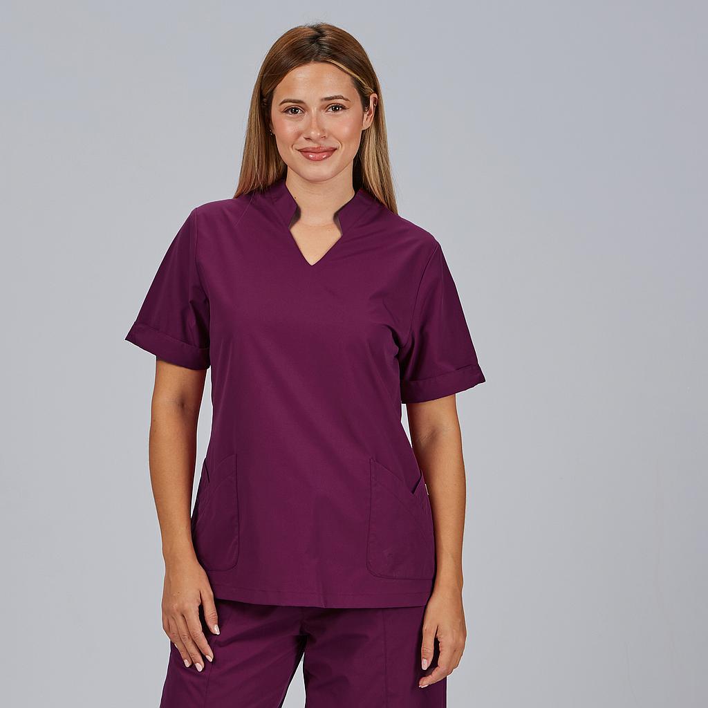 BLUSA MUJER CERRADA BOLSILLOS M/C MAY - Gary's