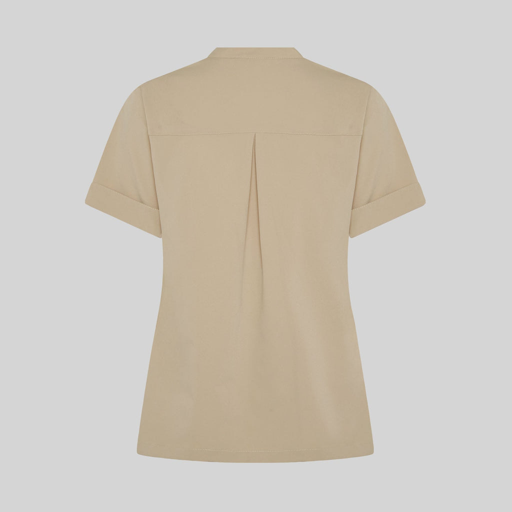 BLUSA MUJER CERRADA BOLSILLOS M/C MAY - Gary's