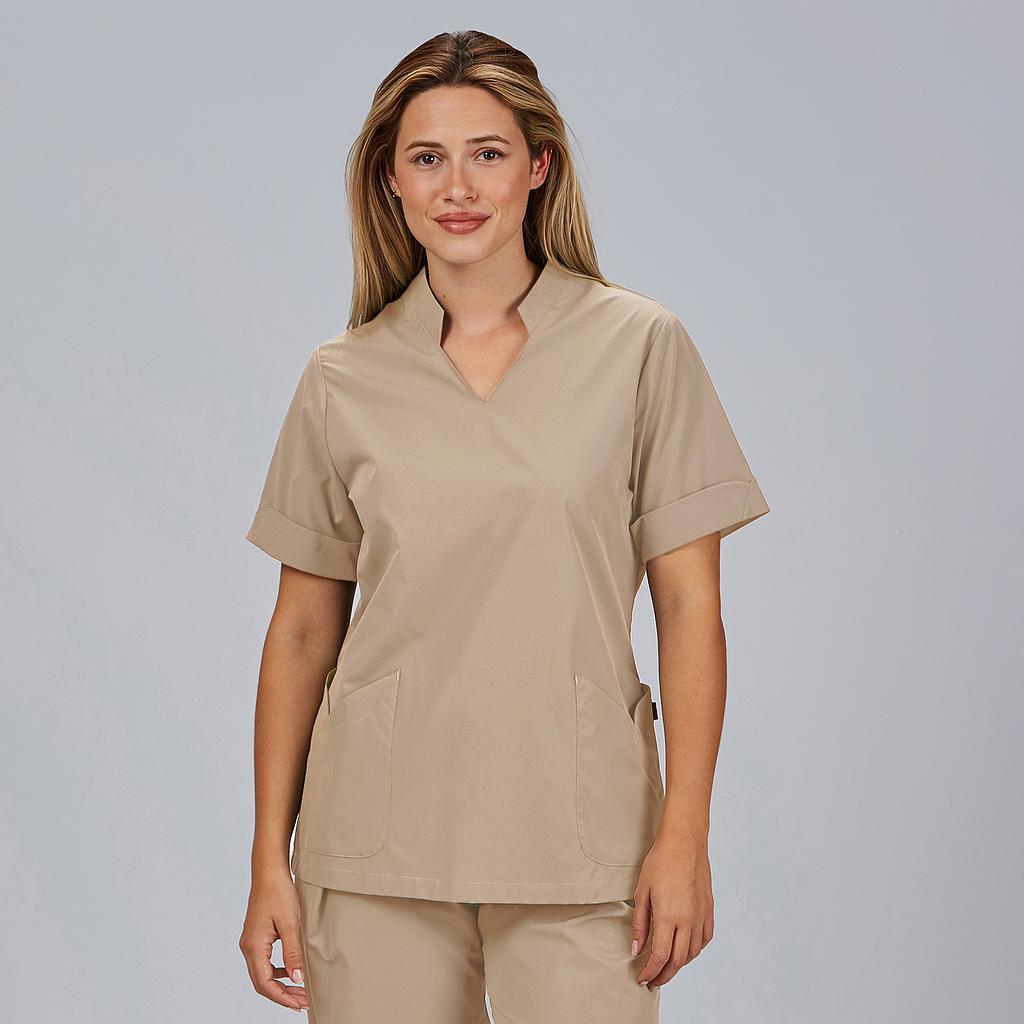 BLUSA MUJER CERRADA BOLSILLOS M/C MAY - Gary's