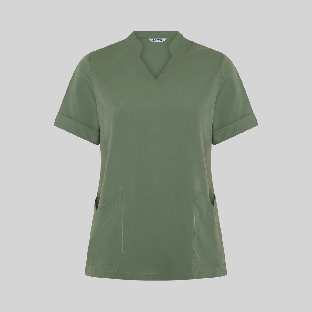 BLUSA MUJER CERRADA BOLSILLOS M/C MAY - Gary's
