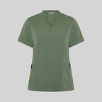 BLUSA MUJER CERRADA BOLSILLOS M/C MAY - Gary's