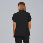 BLUSA MUJER BOTON OCULTO M/C LINA - Gary's