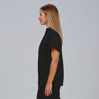 BLUSA MUJER BOTON OCULTO M/C LINA - Gary's
