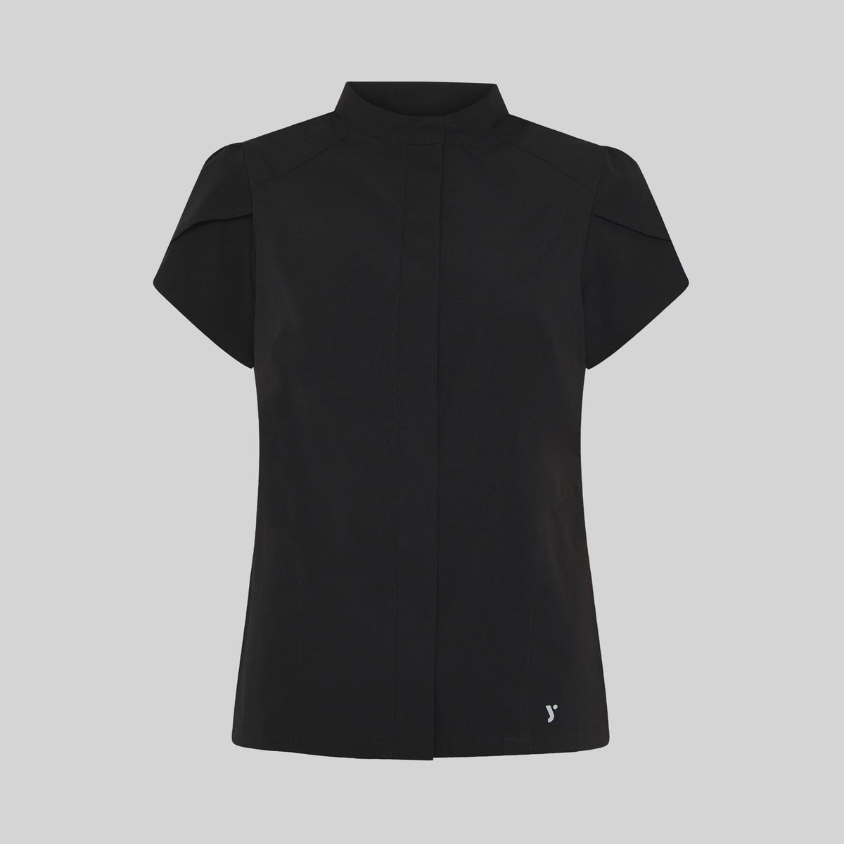 BLUSA MUJER BOTON OCULTO M/C LINA - Gary's