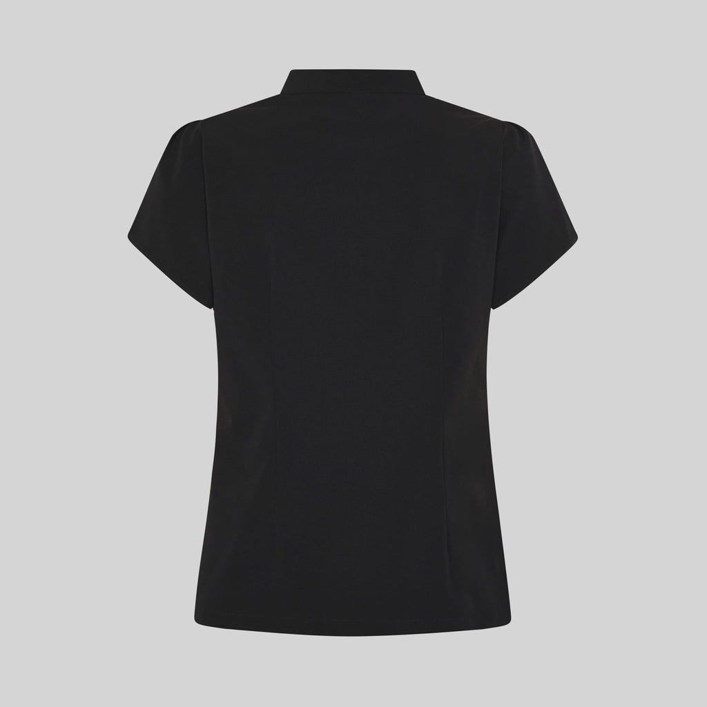BLUSA MUJER BOTON OCULTO M/C LINA - Gary's