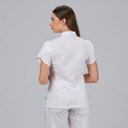 BLUSA MUJER BOTON OCULTO M/C LINA - Gary's