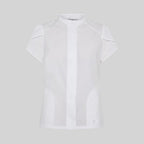 BLUSA MUJER BOTON OCULTO M/C LINA - Gary's