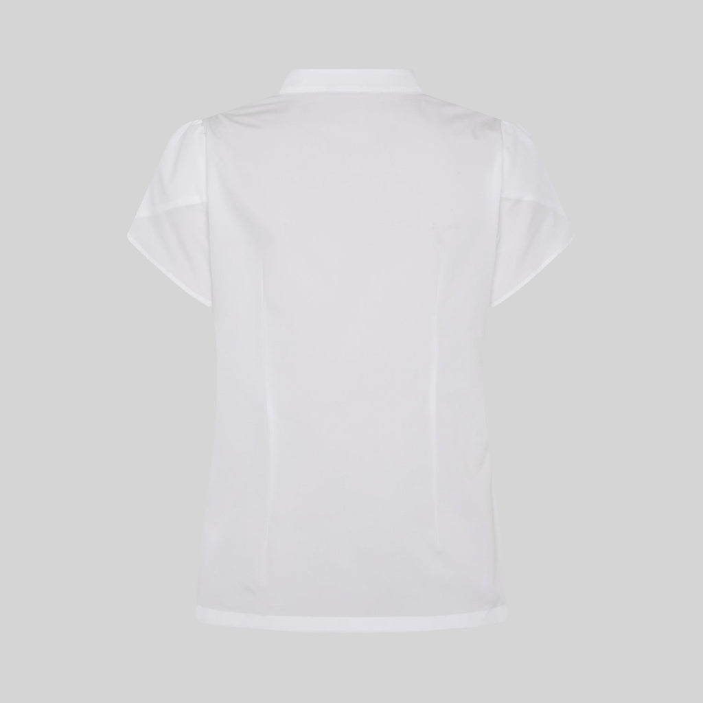 BLUSA MUJER BOTON OCULTO M/C LINA - Gary's
