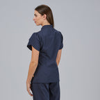 BLUSA MUJER BOTON OCULTO M/C LINA - Gary's