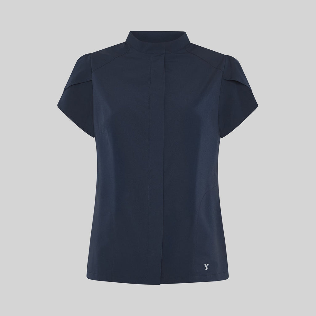 BLUSA MUJER BOTON OCULTO M/C LINA - Gary's