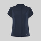 BLUSA MUJER BOTON OCULTO M/C LINA - Gary's