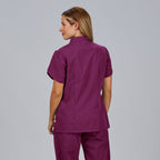 BLUSA MUJER BOTON OCULTO M/C LINA - Gary's