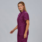 BLUSA MUJER BOTON OCULTO M/C LINA - Gary's