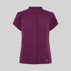 BLUSA MUJER BOTON OCULTO M/C LINA - Gary's