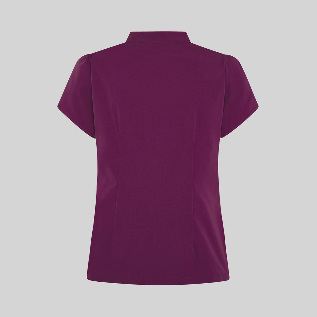 BLUSA MUJER BOTON OCULTO M/C LINA - Gary's
