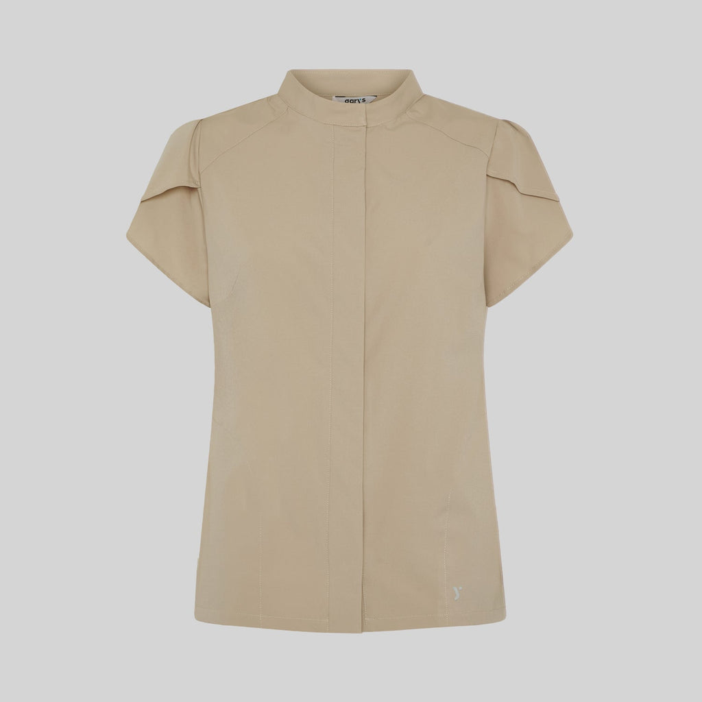 BLUSA MUJER BOTON OCULTO M/C LINA - Gary's