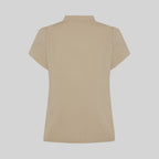 BLUSA MUJER BOTON OCULTO M/C LINA - Gary's