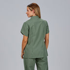 BLUSA MUJER BOTON OCULTO M/C LINA - Gary's