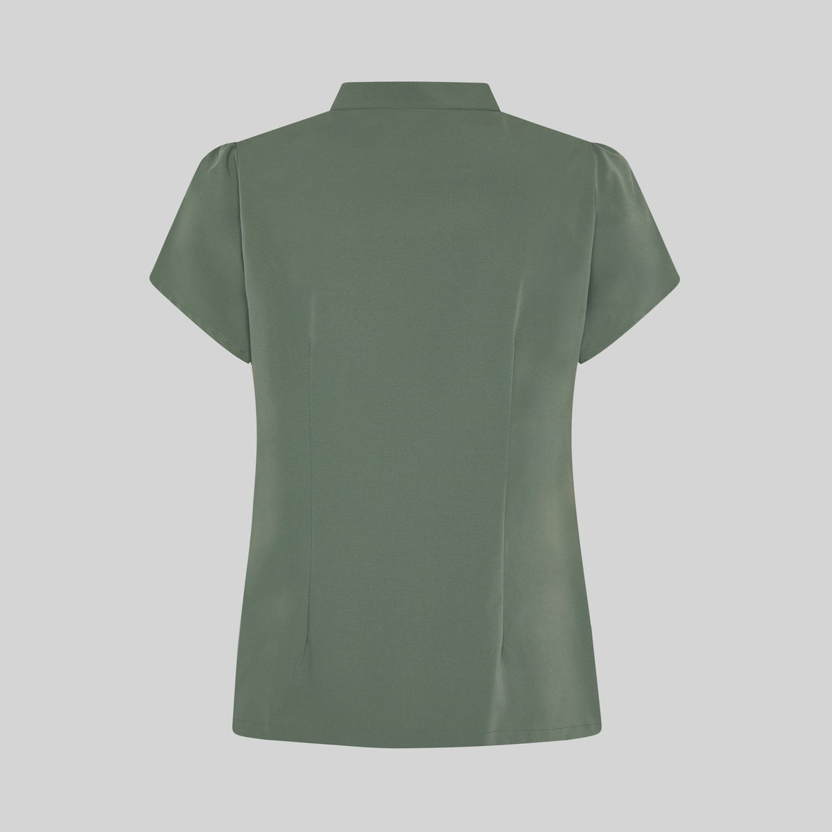 BLUSA MUJER BOTON OCULTO M/C LINA - Gary's