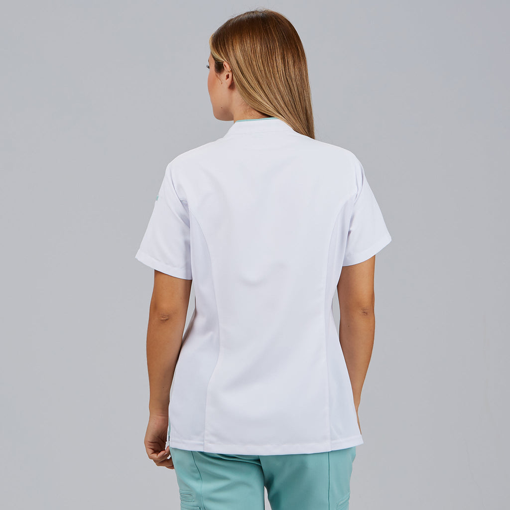 BLUSA MUJER ABIERTA CUELLO MAO M/C YLENA - Gary's