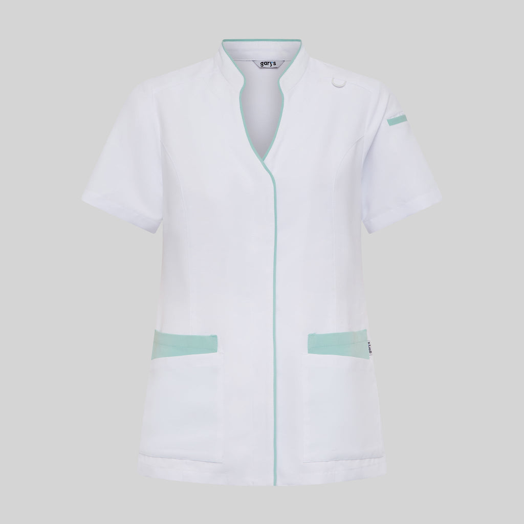 BLUSA MUJER ABIERTA CUELLO MAO M/C YLENA - Gary's