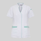 BLUSA MUJER ABIERTA CUELLO MAO M/C YLENA - Gary's