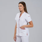 BLUSA MUJER ABIERTA CUELLO MAO M/C YLENA - Gary's
