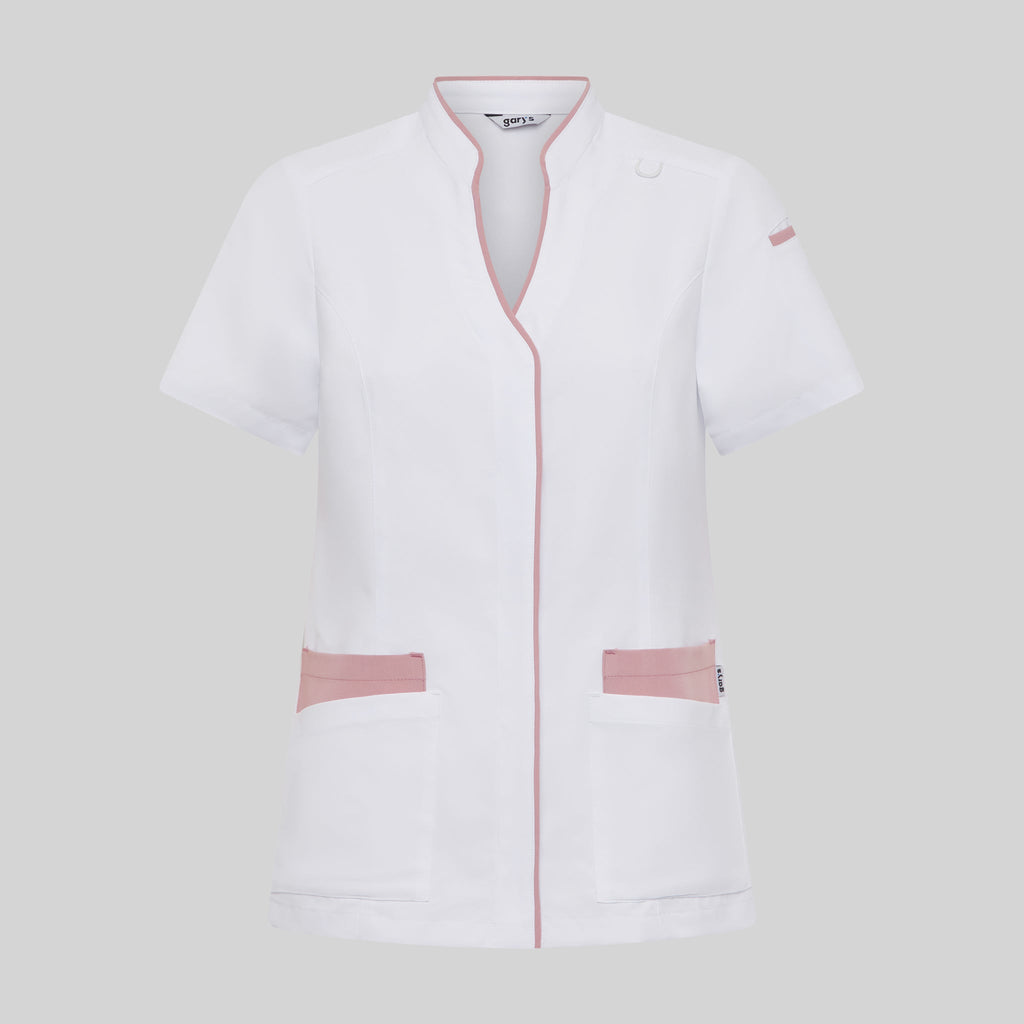 BLUSA MUJER ABIERTA CUELLO MAO M/C YLENA - Gary's