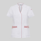 BLUSA MUJER ABIERTA CUELLO MAO M/C YLENA - Gary's
