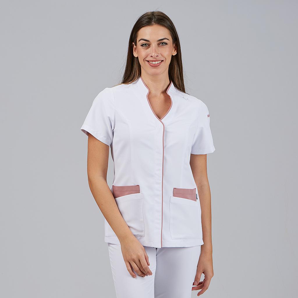 BLUSA MUJER ABIERTA CUELLO MAO M/C YLENA - Gary's
