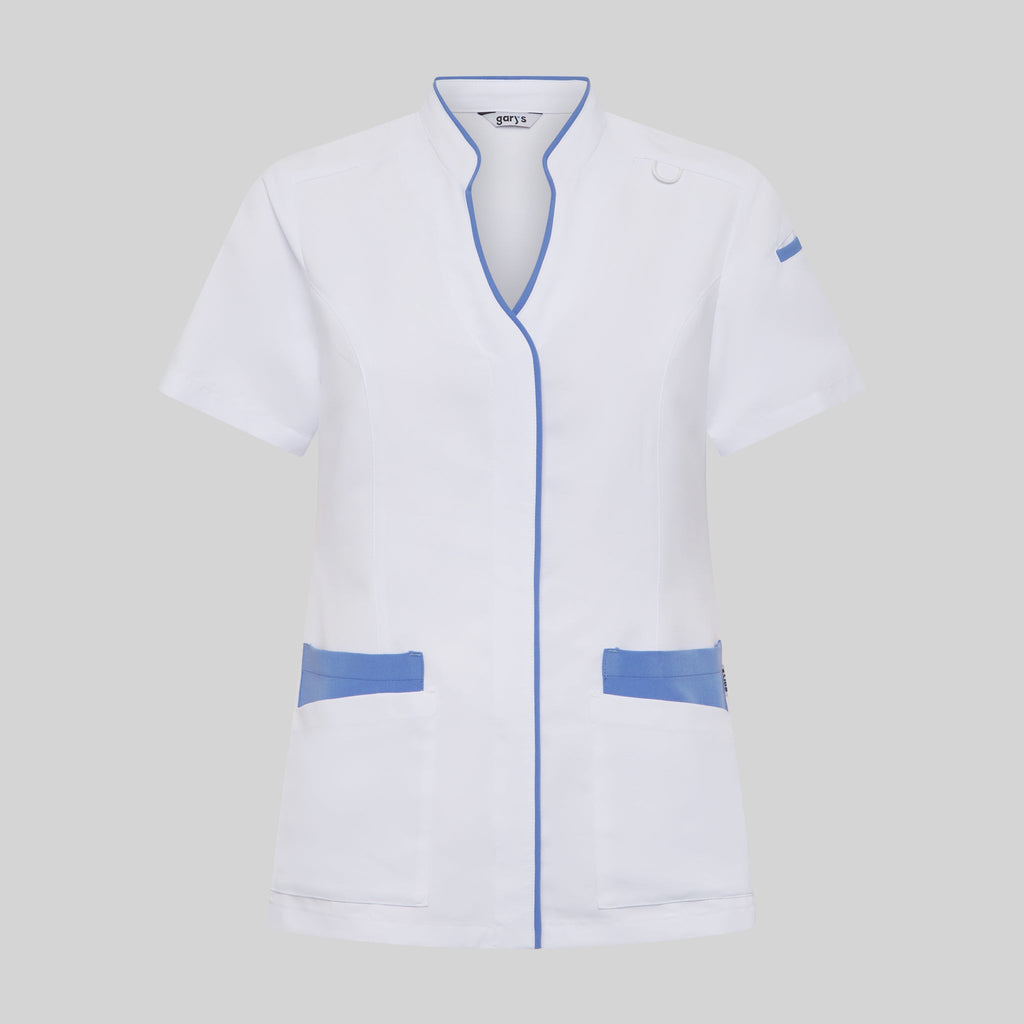 BLUSA MUJER ABIERTA CUELLO MAO M/C YLENA - Gary's