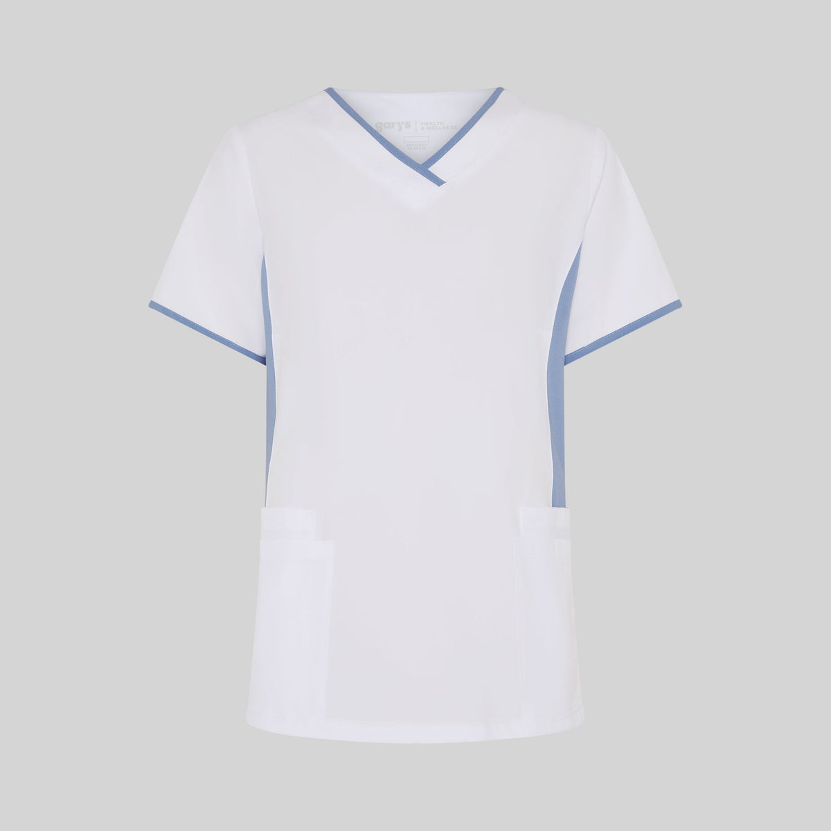 BLUSA MUJER ESCOTE PICO COMBINADA M/C CLEO - Gary's