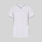 BLUSA MUJER ESCOTE PICO COMBINADA M/C CLEO - Gary's