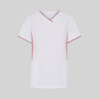 BLUSA MUJER ESCOTE PICO COMBINADA M/C CLEO - Gary's