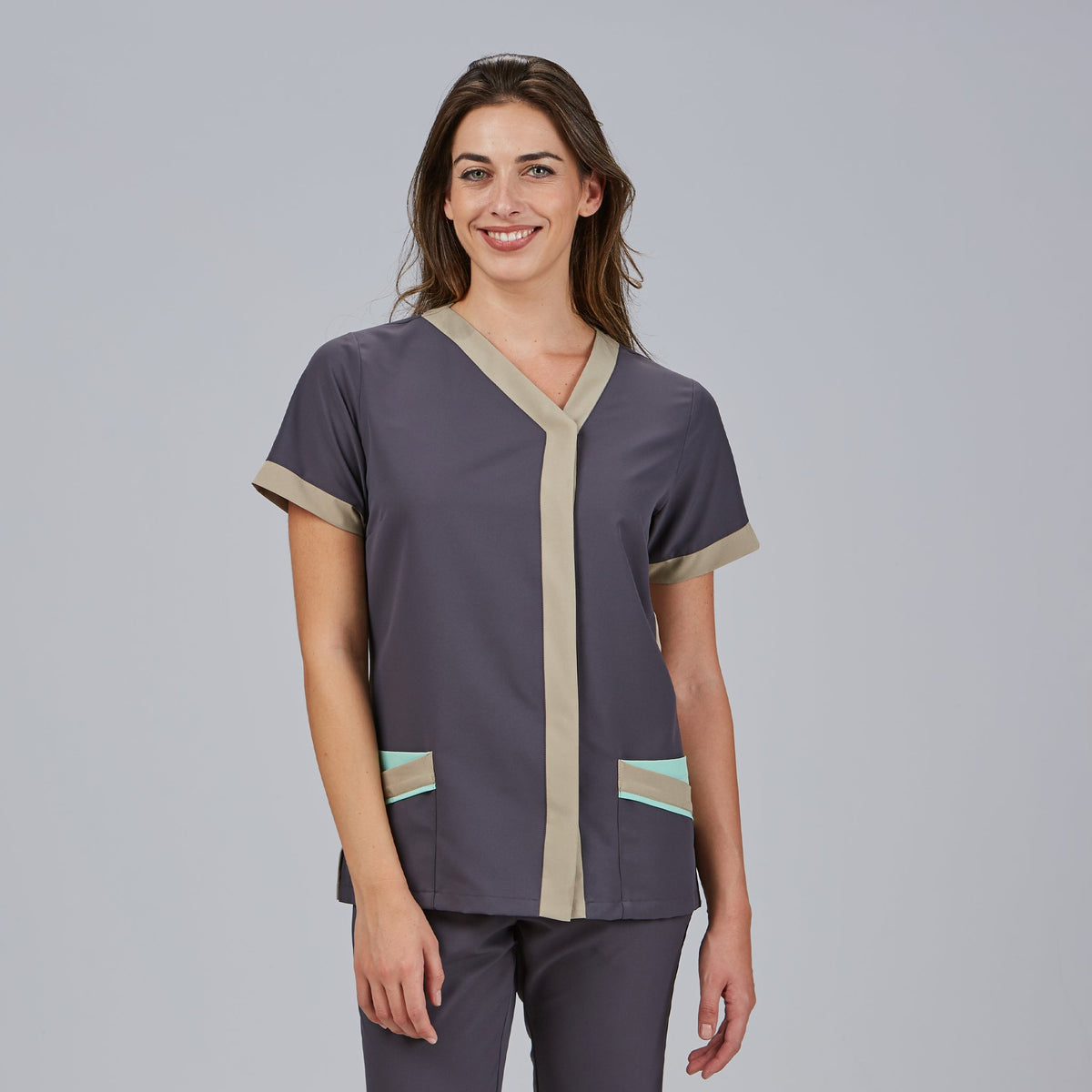 BLUSA MUJER BOTON OCULTO CASSANDRA - Gary's