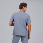 BLUSA HOMBRE CREMALLERA ESCOTE CAJA M/C JOAN - Gary's