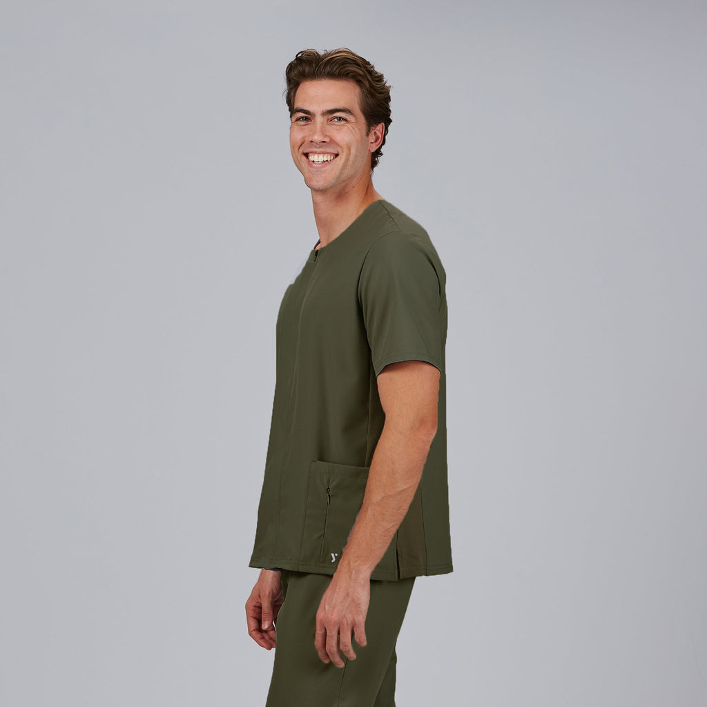 BLUSA HOMBRE CREMALLERA ESCOTE CAJA M/C JOAN - Gary's