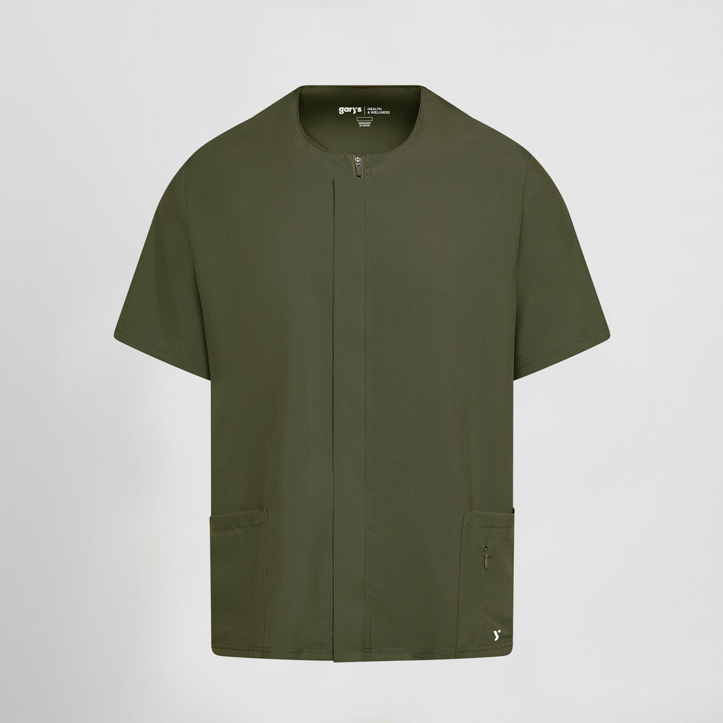 BLUSA HOMBRE CREMALLERA ESCOTE CAJA M/C JOAN - Gary's