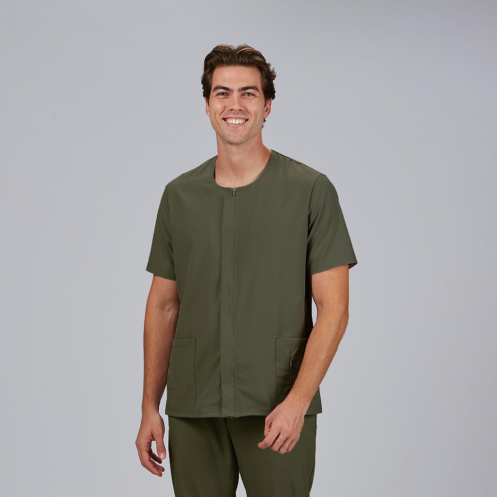 BLUSA HOMBRE CREMALLERA ESCOTE CAJA M/C JOAN - Gary's