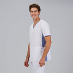 BLUSA HOMBRE ESCOTE PICO COMBINADA M/C GAEL - Gary's