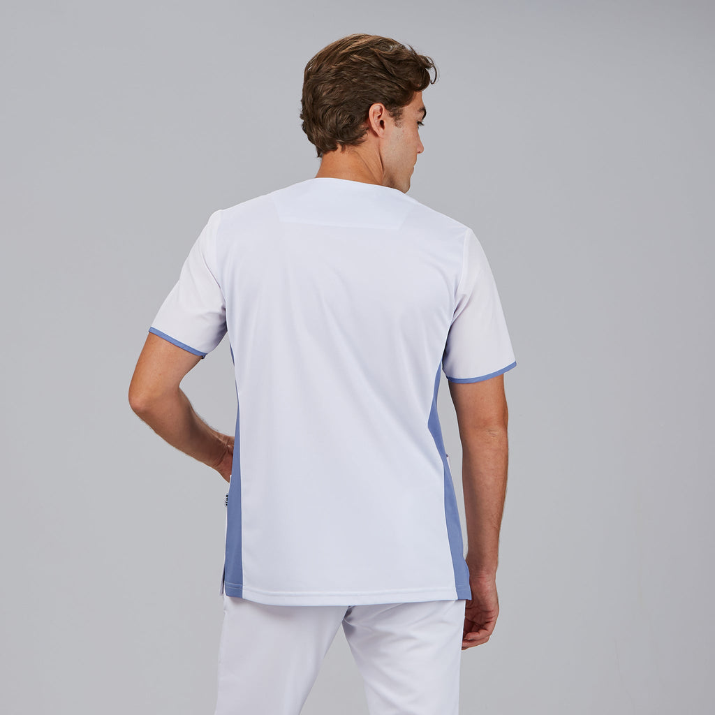 BLUSA HOMBRE ESCOTE PICO COMBINADA M/C GAEL - Gary's