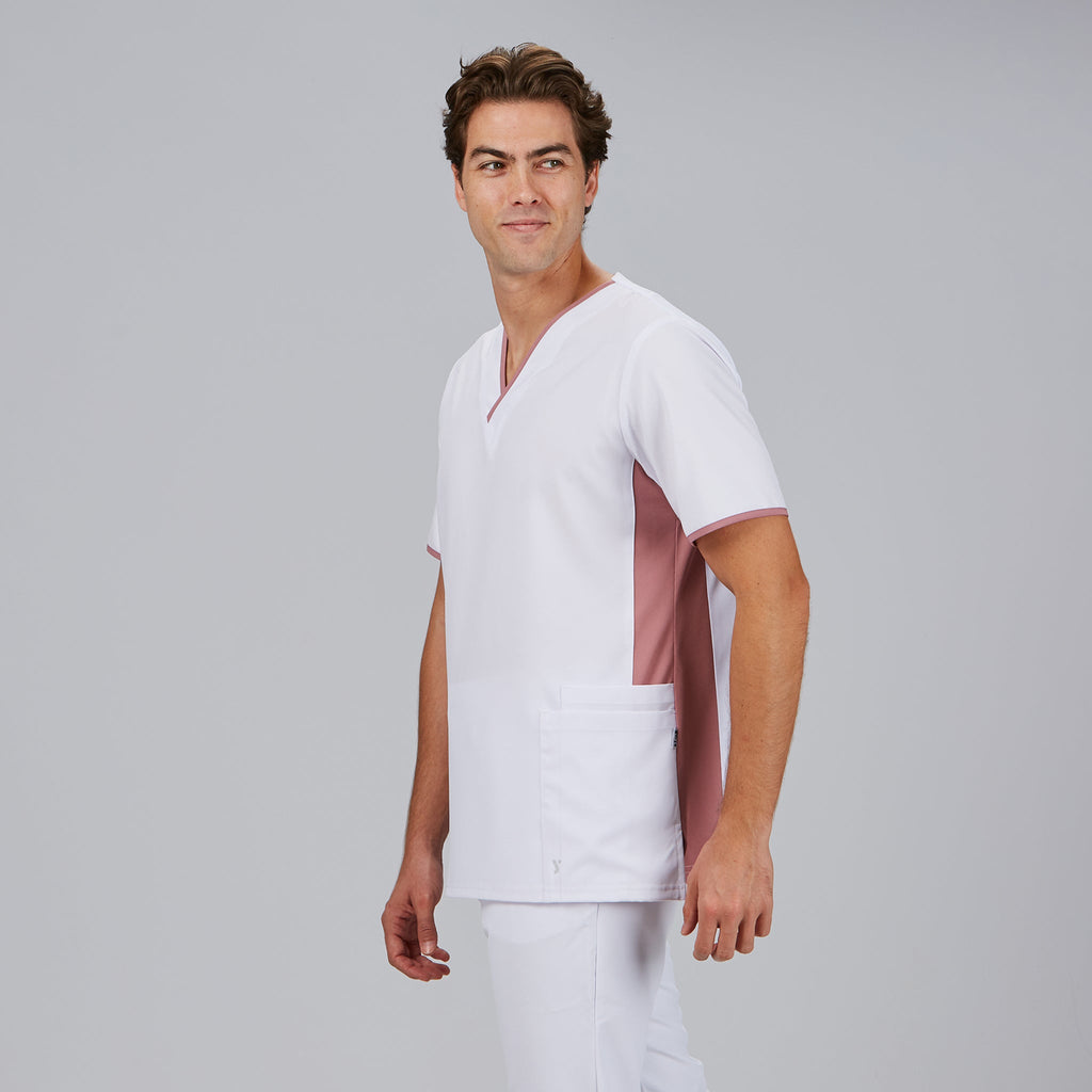 BLUSA HOMBRE ESCOTE PICO COMBINADA M/C GAEL - Gary's