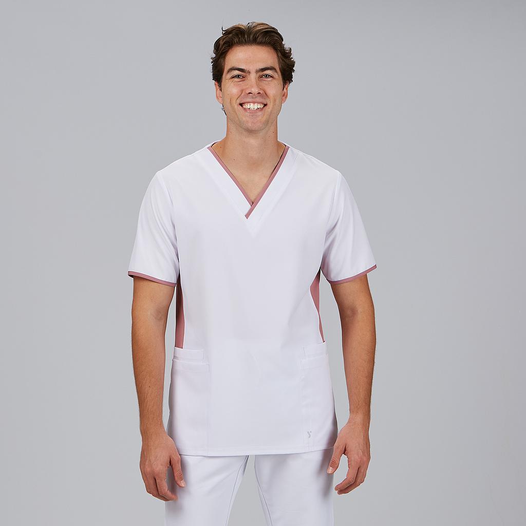 BLUSA HOMBRE ESCOTE PICO COMBINADA M/C GAEL - Gary's
