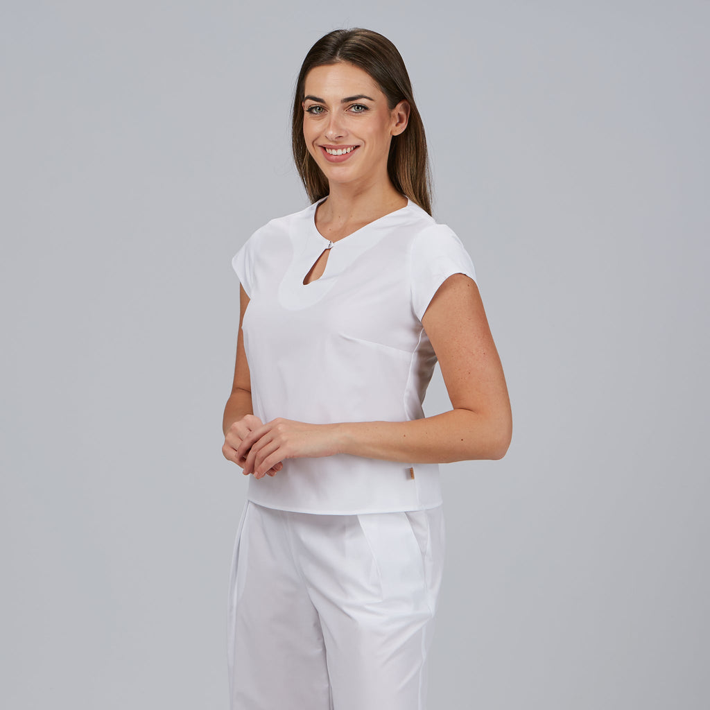 BLUSA MUJER ESCOTE LAGRIMA M/C PETRA - Gary's